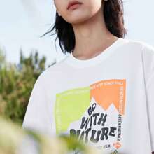 XTEP Xtep Kurzarm Unisex offizielles outdoor Berg-Stil luftiges kurzes T-Shirt für Sommer 2025, lässiges Sportoberteil 876227010077