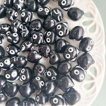 20/30pcs Cute Cat Head Beads DIY Key Chain Accessories, Versatile - Multicolor - View 7