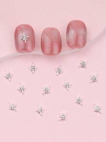 10-Piece Mini Rhinestone Jin Yinxing Men Diy Fingertip Art Decorative Nail Drill Decorative Nail Accessories. Nail Supplies Nails Nail Charms Nail Gems