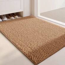 1pc Thick Jute-Like Rug, High-Rated Rug, Pineapple Design Rug, Thick Anti-Dust Rug, Doormat, Living Room Rug, Kitchen Mat, Bathroom Mat, Decorative Rug