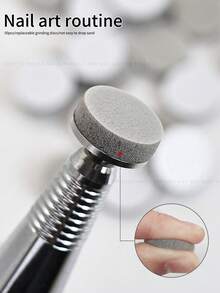 50pcs Nail Sanding Discs Bearings, High Elasticity Foam Nail Polishing Discs, Premium Quality Boxed Nail Polishing, Grinding, Buffing And Cuticle Removal Discs - Multicolor - View 7