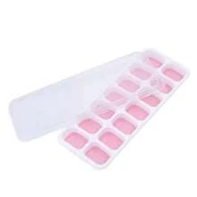 1/5Pcs Silicone Ice Cube Molds With Stainless Steel Ice Clip, Easy Release And Flexible, 14 Cavities 4 Mixed Colors With Spill-Proof Removable Lids, Stackable With Lid, Kitchen Accessories, Small Kitchen Utensils