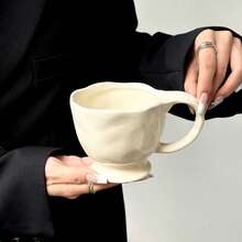 [Brand] 〖Design-Sense Stemware〗 Unique Handmade Ceramic Dessert Cup/Mug, New Style Coffee Cup, Minor Defect - Mug - View 4