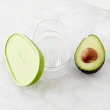 1pc/3pcs/5pcs - Avocado Food Storage Box Space Saving Avocado Saver Plastic Fruit Container For Kitchen Crisper Vegetable Organizer