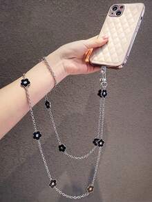 1条小花式挂绳+透明保护套 - 彩色 - 查看 2