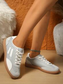 Women's Summer German Training Shoes, New Spring Autumn Lightweight Casual Flat Soft Bottom Non-Slip Mixed Color Outdoor Sports Shoes