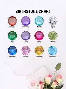 Pulsera personalizada para el Día de la Madre con piedra de nacimiento, regalo para mamá - Dorado - Ver 6