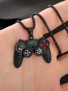 1pc Boy's Casual Fashion Creative Game Console Pendant Necklace, Decorative Accessory Jewelry Gift - Multicolor - View 7