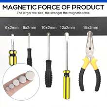 30/50pcs Strong Refrigerator Small Magnets, Whiteboard Small Magnets, Rare Earth Magnets, Small Circular Magnets, Refrigerator, Office Magnets, Suitable For Handicrafts DIY, Scientific Model,Offices, Whiteboards, Handicrafts, Hobbies, Kitchens, Best Gifts