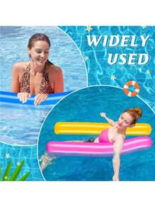 5-teiliges Set - Aufblasbarer Pool-Stab 41,5 * 6 Zoll (ca. 104,9 cm) aufblasbare Pool-Nudeln, farbiges PVC, Outdoor-Wasserspiel-Schwimmhilfe/Trainingsausrüstung, geeignet für See, Schwimmbad, Strandparty Dekoration/geeignet für Erwachsene Damen und Herren im Sommer, Outdoor-Schwimmen, Strandparty