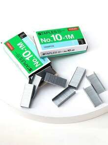 1000pcs Staple No. 10, One Box Contains 1000 Pieces(Please Note The Size Of Your Stapler Before Choosing To Purchase) - Multicolor - View 3
