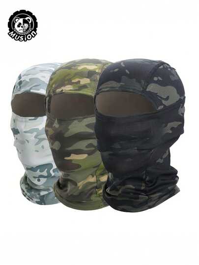 Breathable Mesh Balaclava For Hunting And Cycling - Camo Bike Mask For Men And Women - Lightweight And Comfortable