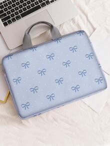 Bow Pattern Printed Laptop Bag Computer Cloth Cover Accessories Soft Laptop Bag Soft Computer Cover Laptop Cover Tablet Leather Bag Laptop Zipper Computer Cover School Business Office - Multicolor - View 9