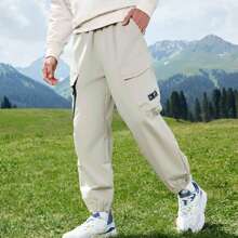 XTEP Xtep Cargo Pants For Men, Spring 2025 New Arrival Outdoor Large Pocket Casual Men's Commuter Versatile Tapered Athletic Pants. 876329560067