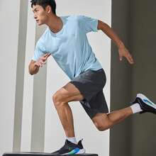 XTEP Pantalones cortos deportivos para hombres, pantalones cortos de verano sueltos y ligeros de 5 pulgadas, de secado rápido, para correr y gimnasio. 876229670158