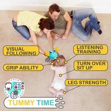 爬行螃蟹婴儿玩具，带音乐的互动婴儿趴着玩螃蟹，幼儿行走跳舞螃蟹，有趣的男孩女孩 3 岁以上婴儿螃蟹玩具生日礼物