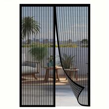 Heavy Duty Magnetic Screen Door - Self Sealing, Hands-Free Mesh Pest Control, Magnetic Strip Mountable, Nylon, Bohemian Style, Hand Wash Only, Pest Control Barrier Door | Mesh Partition Door | Nylon Mesh
