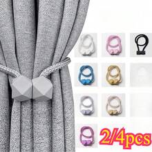 2/4pcs Magnetic Curtain Tiebacks, Faux Pearl Ball Decorative Home Curtain Buckle, Curtain Rope Straps For Holding Curtains & Drapes, For Bedroom Living Room Home Decor - one-size - View 6