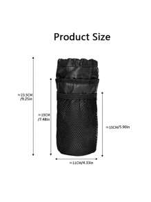 1 pieza Bolsa para botella de agua de bicicleta, Bolsa multiusos de bicicleta para teléfono móvil y botella de agua, Bolsa portabidón de bicicleta, Portabidón de bicicleta, Portabidón de ciclismo aislado, Bolsa de manillar para bicicleta de carretera, Soporte para taza de bicicleta, Bolsa de barra aislada, Bolsa de almacenamiento de bicicleta, Bolsa portabidón de bicicleta