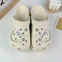 10pcs DIY Charm Decorations, Y2K Fashion Versatile Girl's Accessories For Clogs, Removable Shoe Decor, Halloween Christmas Birthday Gift, Girls Decoration