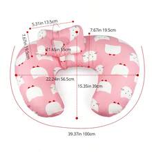 1 件 U 型哺乳枕 - 多功能、可拆卸、可机洗枕套 - 为哺乳、侧睡和孕期提供腰部和颈部支撑 - 混合颜色 - U型哺乳枕 - 查看 3