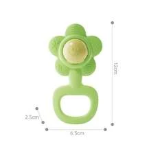 0-3 Years Baby Grasping Toy, Teething Soft Sunflower Bell Baby Rattle Toy, Early Educational Developmental Toy - Multicolor - View 6
