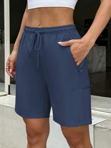 Short moto pour femmes, short cargo ample pour l'extérieur et l'entraînement, short de sport respirant et frais pour la gym