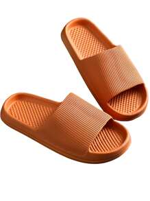 1 par de zapatillas de interior de EVA, zapatillas de hombre, zapatillas antideslizantes de mujer para el baño, para viajes de negocios en hotel, zapatillas ligeras, chanclas, zapatillas de baño, cómodas zapatillas antideslizantes de suela blanda para uso casual al aire libre en la playa, zapatos multiusos, zapatillas antideslizantes y silenciosas de suela gruesa, zapatillas de hogar de suela blanda y suave, resistentes al desgaste y al olor, adecuadas para baños y dormitorios durante la temporada de vuelta al colegio.