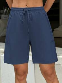 Short moto pour femmes, short cargo ample pour l'extérieur et l'entraînement, short de sport respirant et frais pour la gym