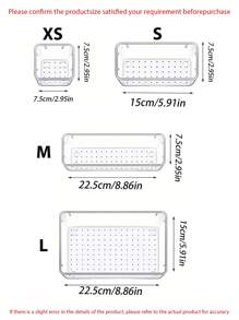 1pc/5 Packs Adjustable Drawer Organizers - Clear Plastic Storage Bins With Customizable Compartments For Makeup, Jewelry, Utensils | Multi-Purpose Vanity & Bathroom Organizer, Kitchen Drawer Dividers, Office Supplies Storage Solutions (Space-Saving )