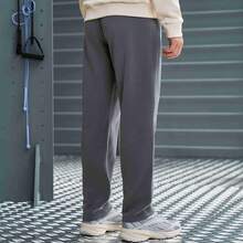 XTEP 男士天鹅绒运动裤官方正品春秋时尚户外休闲男式针织长裤876429630140 - 珍珠灰 - 查看 6