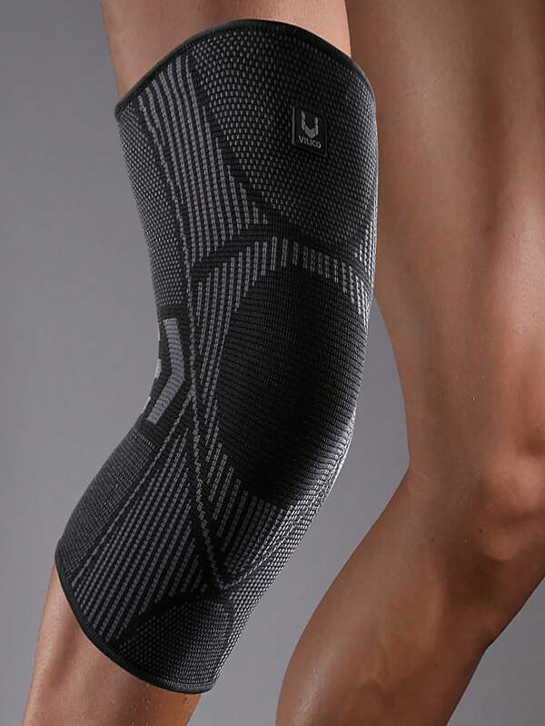 Vilico 1 Piece Of Black, Gray, Pink Knee Pads, Outdoor Sports Knee Pads, Summer Thin High Elastic Needle Weaver Climbing Anti Slip Meniscus Anti Injury Special Protective Gear For Men'S Knee Pads