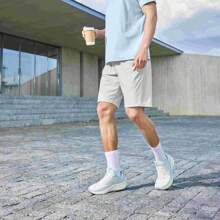 XTEP Men's Summer 2025 New Leisure Running Fitness Woven Moisture-Wicking Quick-Dry Men's Sports Shorts 875229970083