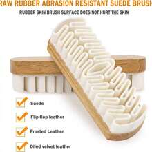 Plastic Suede Shoe Brush Decontamination Cleaning Brush Dust Clean Shoe Brush Suede Suede Shoe Brush Soft Hair Shoe Brush Blister Net Color Random