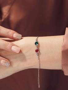 Customized Mother's Day Bracelet, Birthstone Bracelet, Gift For Mom