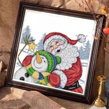 SNA 2025 New Style Merry Christmas Santa Claus Counted Cross Stitch 11CT Cross Stitch Set Wholesale DIY Cross-Stitch Kit Embroidery Needlework