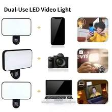 3-Color USB Rechargeable Portable Mini Fill Light, Adjustable Color Temperature And Brightness, Suitable For Filming, Video Shooting, Live Streaming, Especially For Selfie And Video Shooting (Built-In 200mAh Lithium Battery)