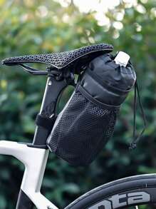 1 pieza Bolsa para botella de agua de bicicleta, Bolsa multiusos de bicicleta para teléfono móvil y botella de agua, Bolsa portabidón de bicicleta, Portabidón de bicicleta, Portabidón de ciclismo aislado, Bolsa de manillar para bicicleta de carretera, Soporte para taza de bicicleta, Bolsa de barra aislada, Bolsa de almacenamiento de bicicleta, Bolsa portabidón de bicicleta