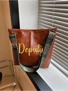 Personalizowana torba listonoszka w stylu retro z szerokim paskiem i personalizowanym imieniem, personalizowany proces haftu, damska torba na ramię, modna torebka, modny wzór motyla, idealny wybór na zakupy w czasie wolnym, a także wyjątkowy prezent świąteczny, prezent z okazji ukończenia szkoły, prezent na Dzień Matki i prezent do ręki.