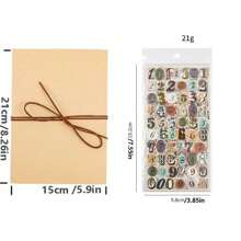 1 Set Of 6 Sheets Letter & Number Stickers,Office,Educational,Decorative,Scrapbooking,Diary DIY Stickers,Letter Stickers,Number Stickers,Sticker Sheets,Letter Stickers,Stickers,Stickers Set,Transparent Stickers,Birthday Stickers,Initial Sticker,Sticker Sets,Book Stickers,3d Stickers