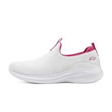 Skechers 女鞋休閒鞋 輕便舒適運動鞋低筒一腳穿健步鞋 117572-WHT - 白色 - 查看 1