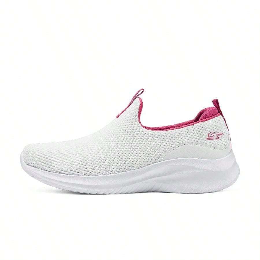Skechers 女鞋休閒鞋 輕便舒適運動鞋低筒一腳穿健步鞋 117572-WHT - 白色 - 查看 1