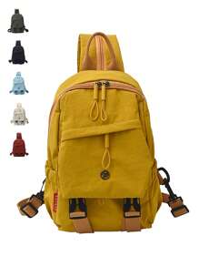 ceionkeust Unisex Fashion Practical Multi-Function Lightweight Backpack & Chest Bag, Casual 2-In-1 Crossbody Bag, Versatile New Design For Men And Women