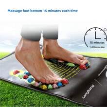 Tabla de presión de dedos, Almohadilla de masaje de pies, Equipo de fitness para el hogar, Versión súper dolorosa, Almohadilla de terapia de pies, Almohadilla de silicona de puntos de acupresión para pies, Manta para caminar