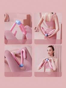 1PC Buttocks Beautifying Device , Home Fitness, S-Shaped Slimming Leg Multifunctional Leg Trainer For Body Shaping, Leg Clamping, Hip Lifting, Yoga, And Fitness - Multicolor - View 2