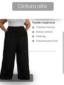 Wide Leg Plus Size Women's Long Elegant Dress Pants Comfortable  Bum Bum Lift Casual Elegant Boho Fabric Zipper Pocket Plus Size Evening Daily Holiday Birthday Party Formal & Evening Stage & Concert Travel Tea Party Country Music Concert Airport Wear - 玫紅色 - 查看 8