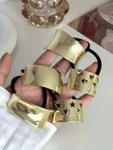 Set da 7 pezzi/6 pezzi/5 pezzi/1 pezzo di fermagli per capelli in metallo minimalisti, elastici per coda di cavallo, elastici per capelli, scrunchies, corda per capelli elastica, accessori per capelli, regali