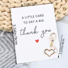 1 pièce Porte-clés unique breloque "Pocket Hug" avec Merci - Inclut un cœur, un bonnet d'infirmière, un design de stéthoscope, avec une carte de remerciement. Parfait comme cadeau de remerciement pour les médecins, les infirmières, les équipes médicales, le personnel EMS communautaire. Idéal pour la Journée des infirmières, cadeau de rétablissement, accessoire de voiture, pendentif de sac