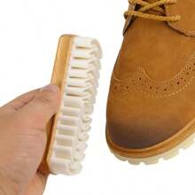 Plastic Suede Shoe Brush Decontamination Cleaning Brush Dust Clean Shoe Brush Suede Suede Shoe Brush Soft Hair Shoe Brush Blister Net Color Random