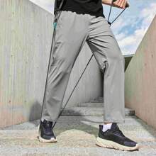 XTEP Men's Sports Pants, 2025 Summer New Arrival Casual Fashion Fitness Men's Flat Hem Athletic Trousers.875229840086